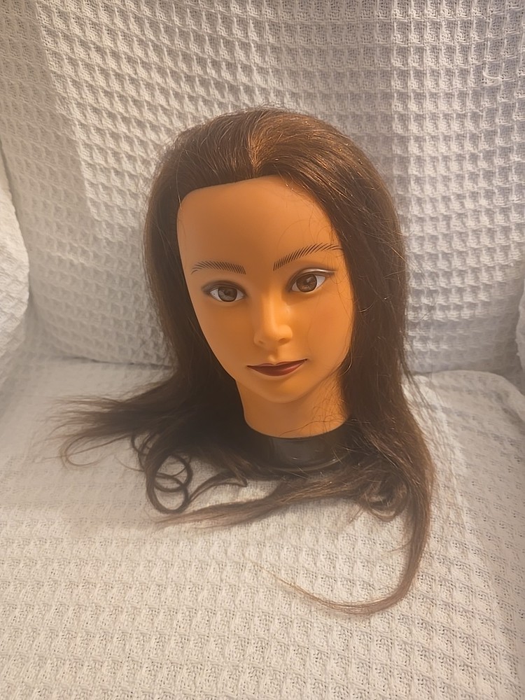 Mannequin Head Brown  For Student Trainer