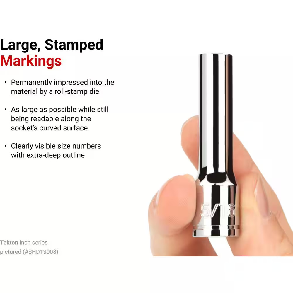 3/8 In. Drive X 15/16 In. Deep 12-Point Socket