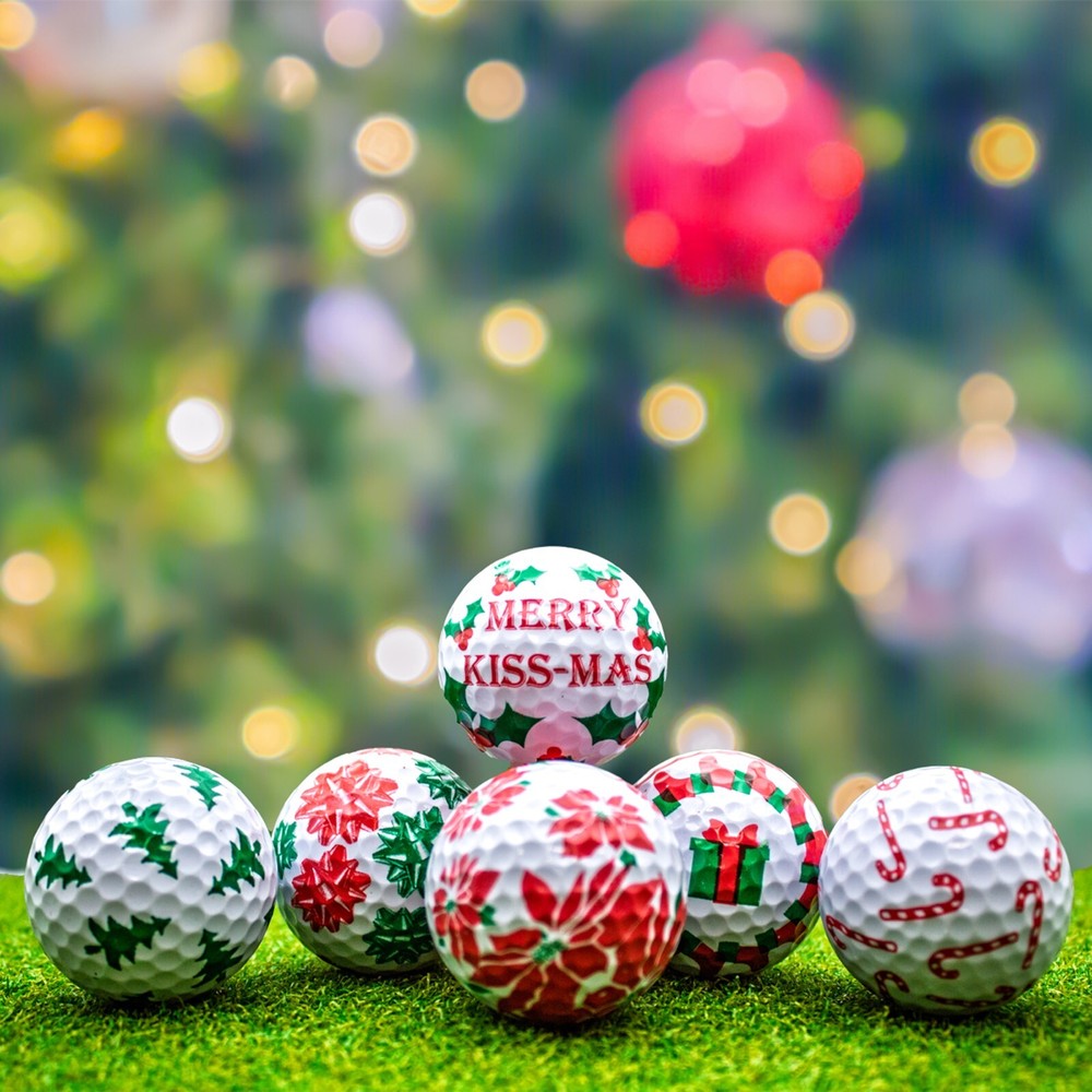 Christmas Mix #2 Golf Balls 6 Pack - Great Gift Idea!