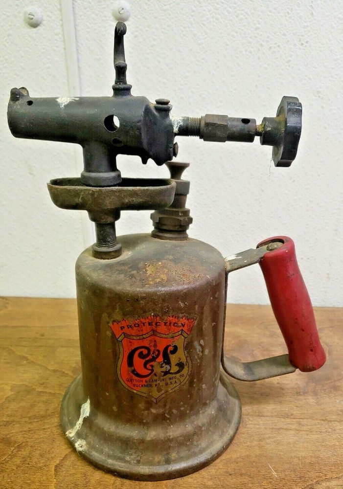 Vintage Clayton and Lambert MFG Handheld Torch