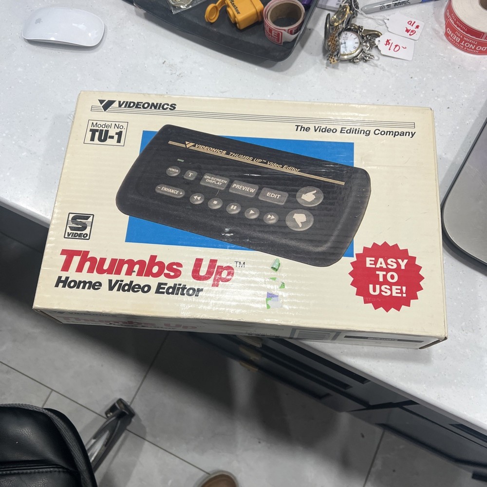 Videonics TU-1 Thumbs Up Video Editor Vintage