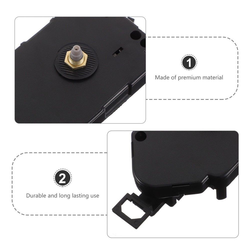 Battery Operated Quartz Clock Movement Replacement Mechanism Kit with Hands