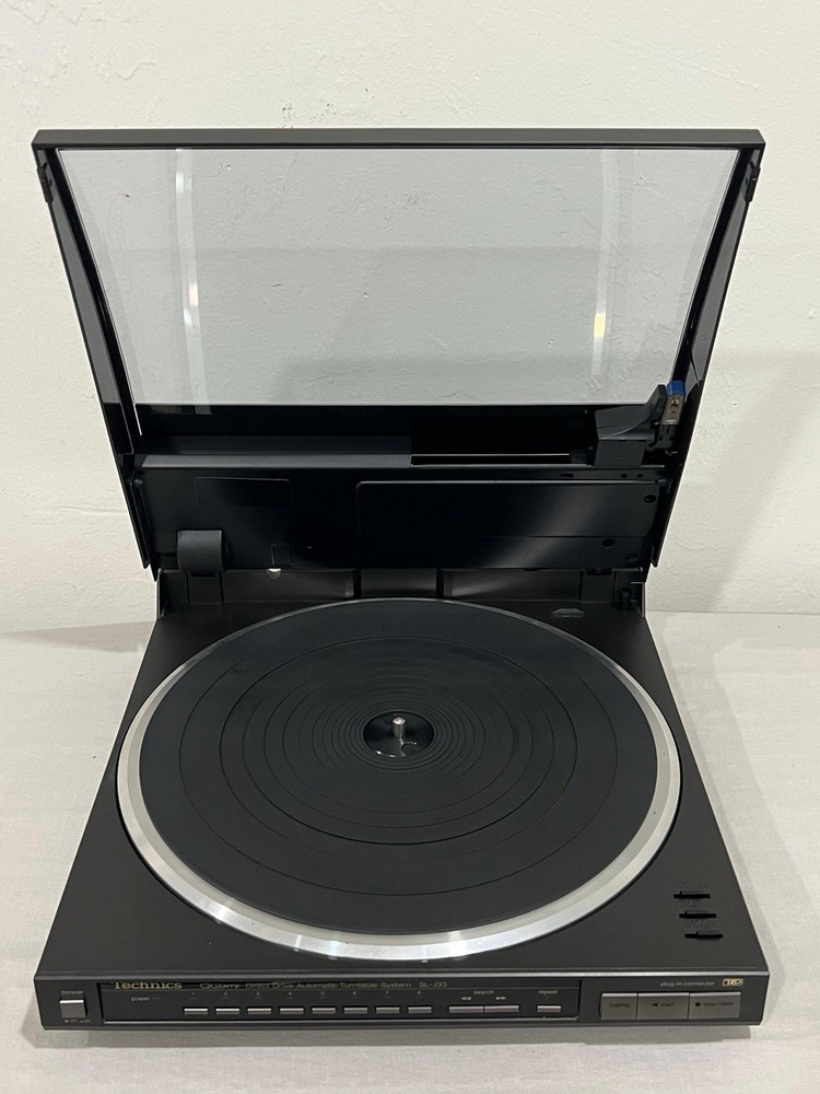 Technics SL-J33 Quartz Direct Drive Automatic Turntable Tested Working