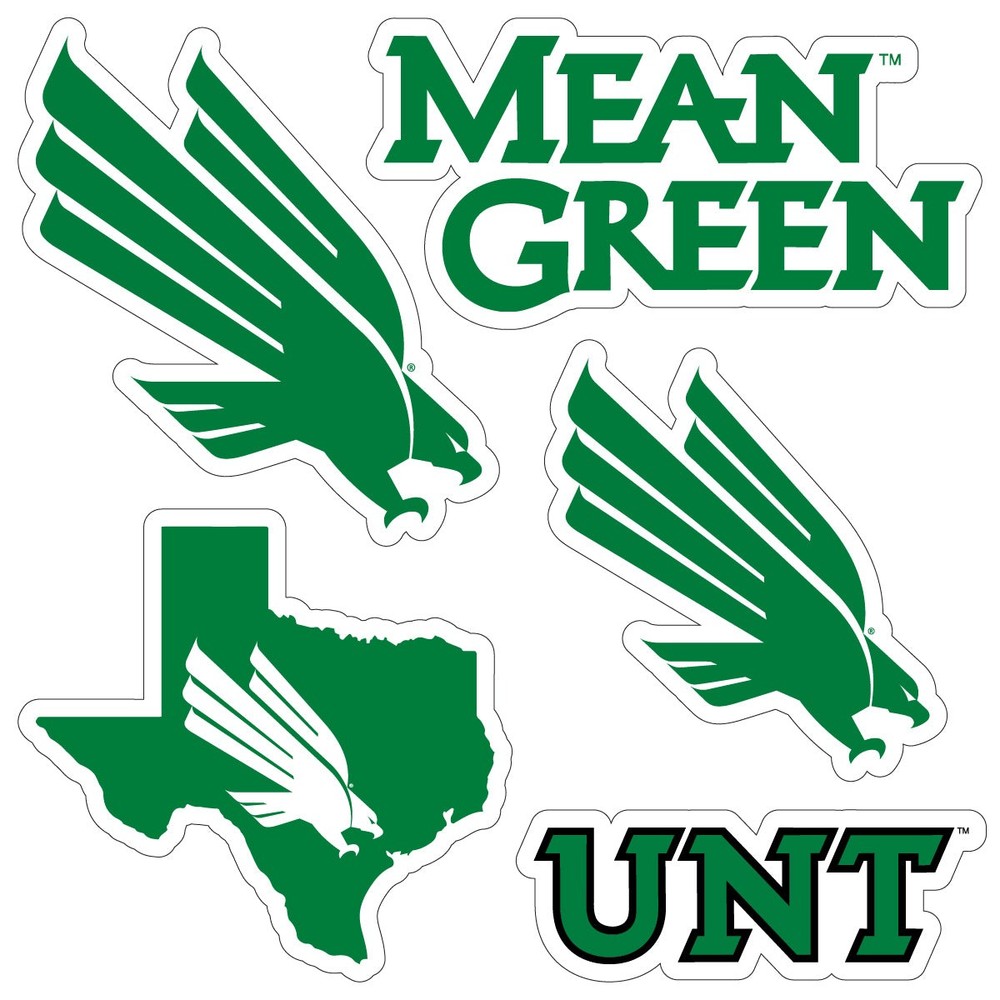 North Texas Sticker Multipack - College Spirit Set