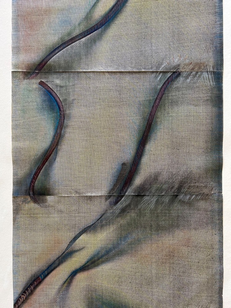 Stephanie Weber - original, signed, mixed media on paper "Elements on Paper"