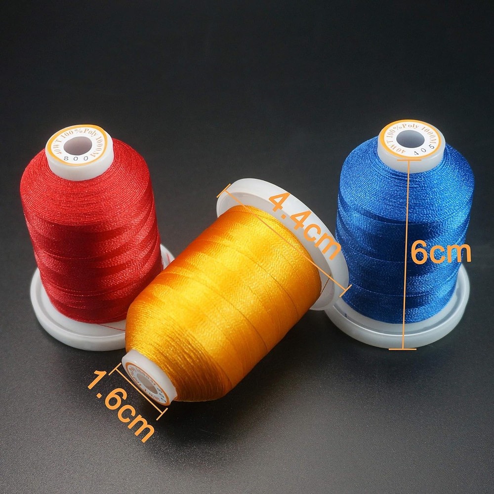 Polyester Thread Kit, 1000M Spools, 42 Colors