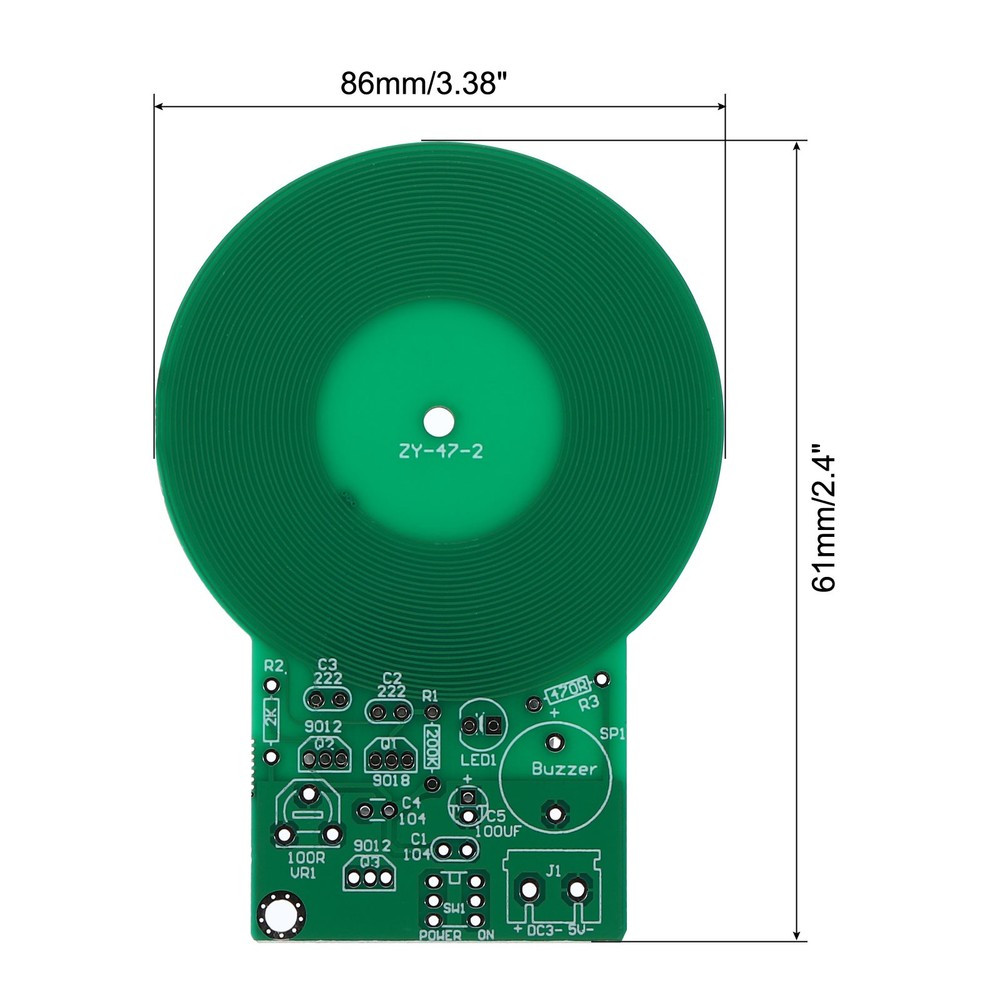 Soldering Practice Board, 4 Set Electronics Prototype PCB Board DIY Welding 3-5V