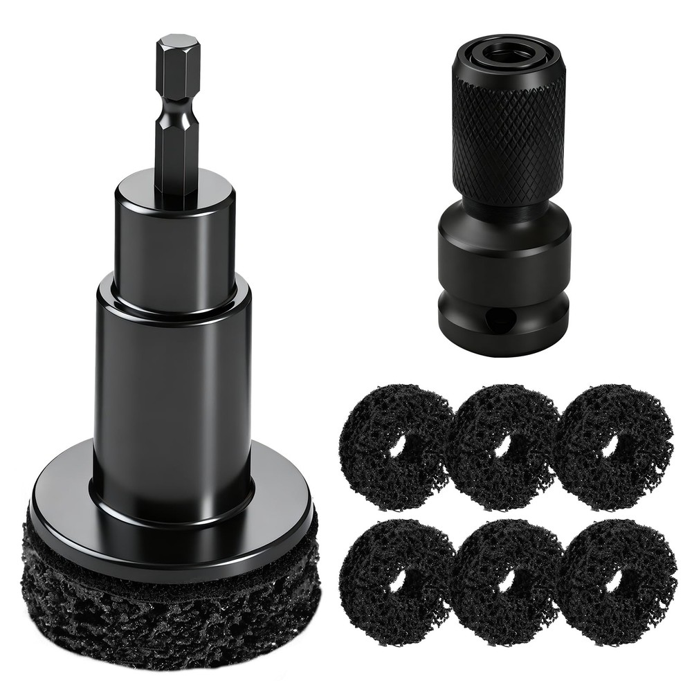 Wheel Hub Resurfacing Kit, Stud and Cleaner Kit for Quick Rust...