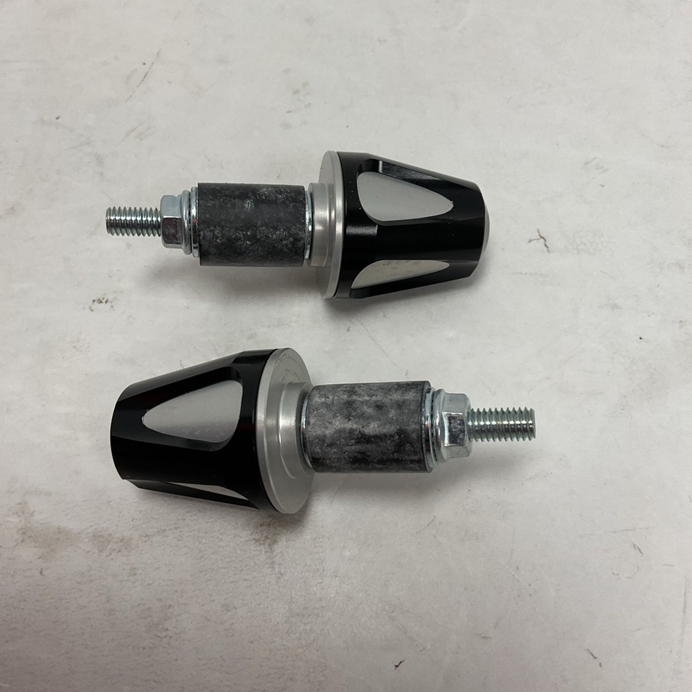 Driven Racing D-Axis Bar End Weights Black/Silver DXB-BK2