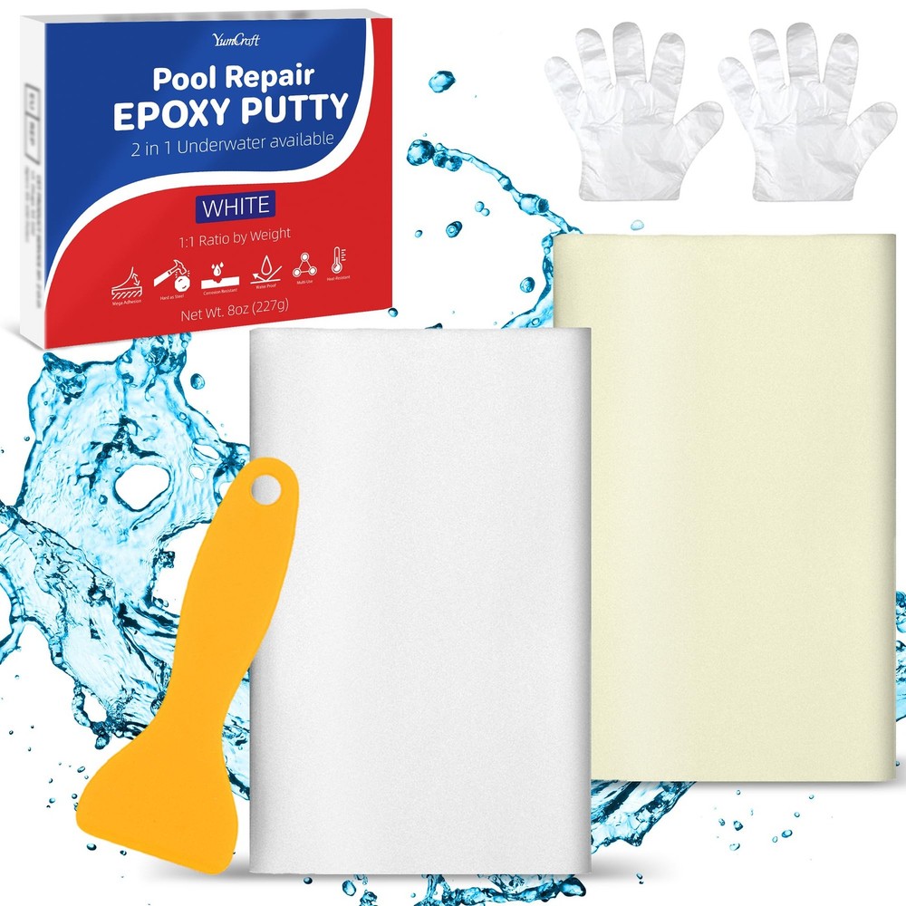 Epoxy Putty - 8oz/227g AB for Underwater, Multi-Purpose White