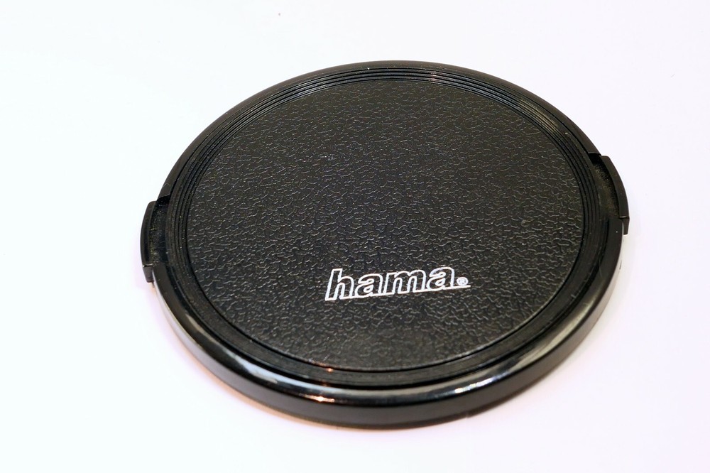 HAMA 82mm Black Plastic Front Lens Cap Snap On
