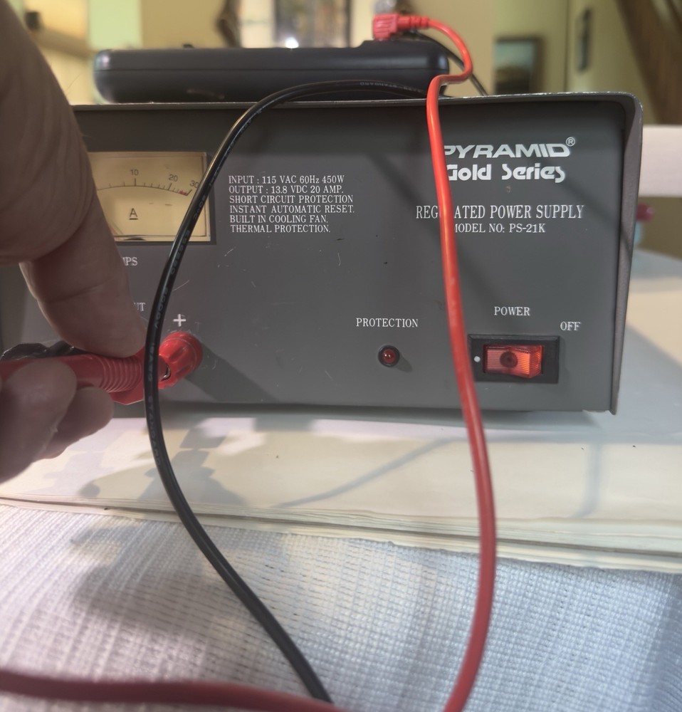 Pyramid Gold Series Model PS-21K Regulated Power Supply, Tested