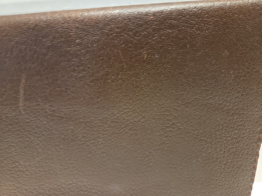 Vintage Leather Document Holder /folder / portfolio