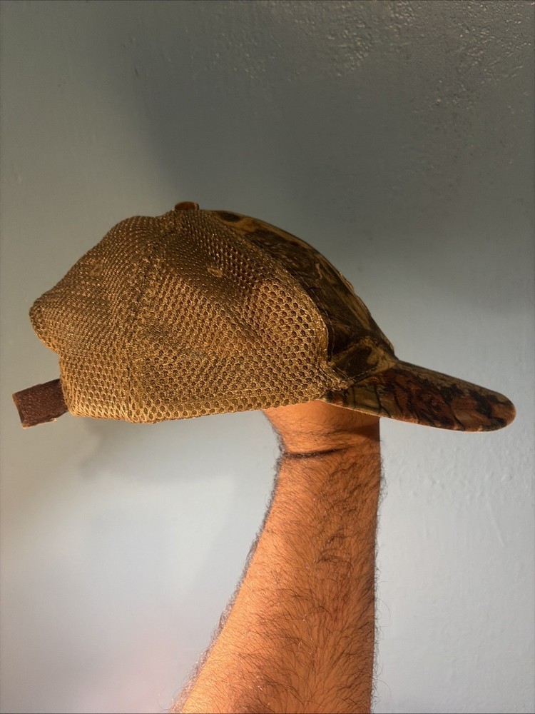Browning Camo Hunting Baseball Hat Brown Adjustable