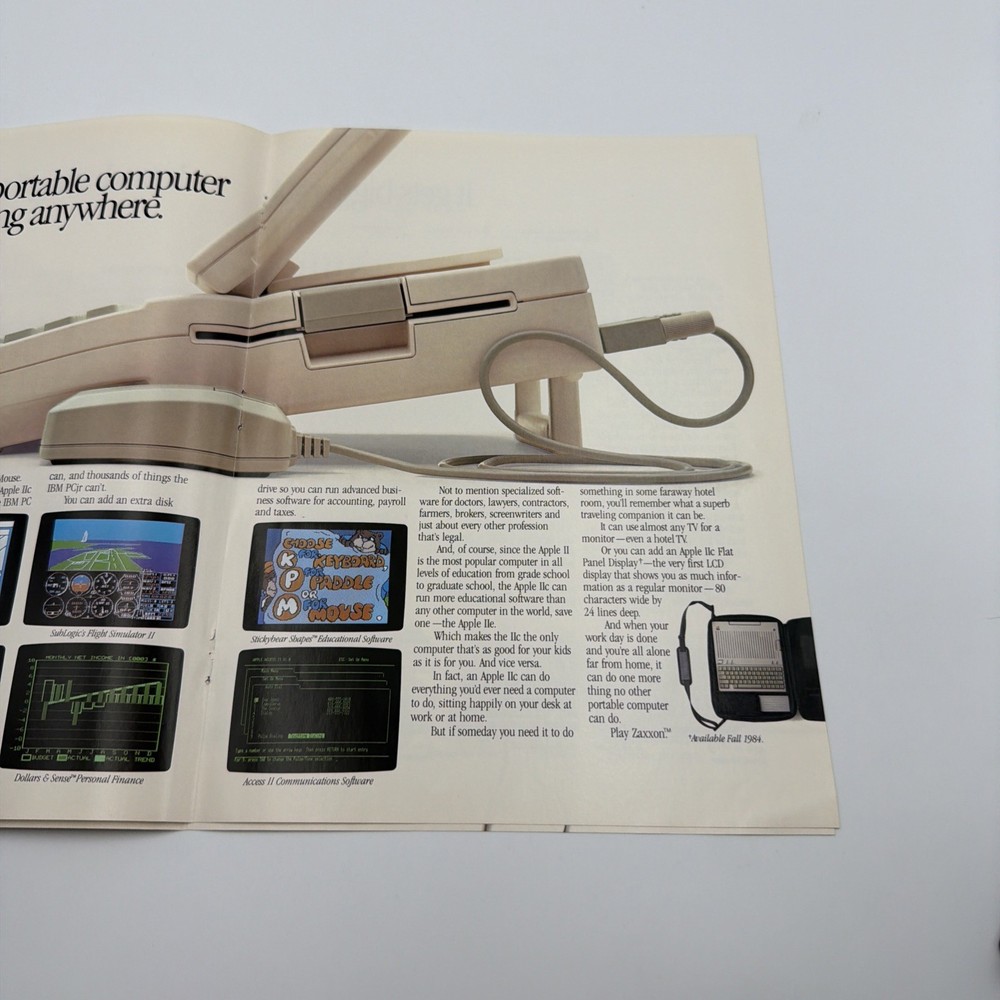 1984 Apple Computer: Breakthrough, 8 Pages Vintage Print Ad
