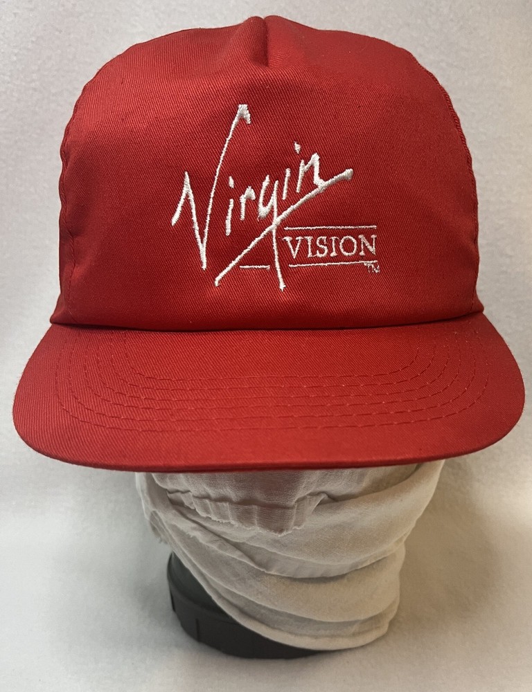 Vintage Virgin Vision 90s Embroidered Baseball Cap Hat
