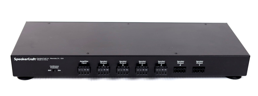 SpeakerCraft S6VC Multi-Room Speaker Selector 6 Zone Volume Control w224
