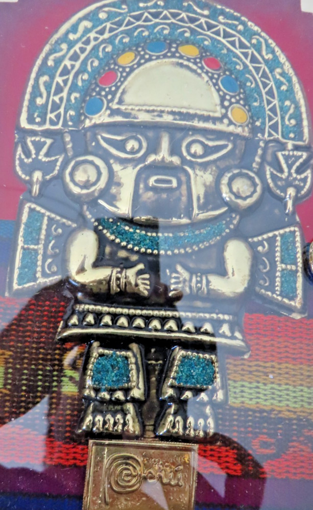 Peruvian Tumi Gold Plated Painting