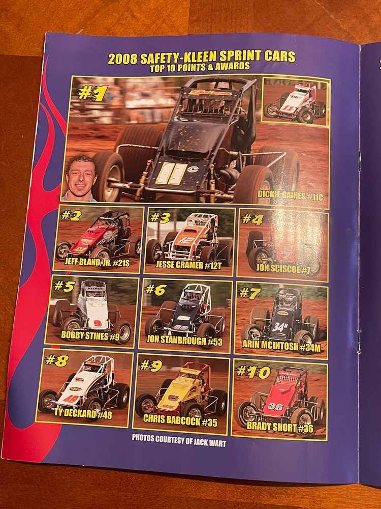 2009 Bloomington Speedway USAC Race Program