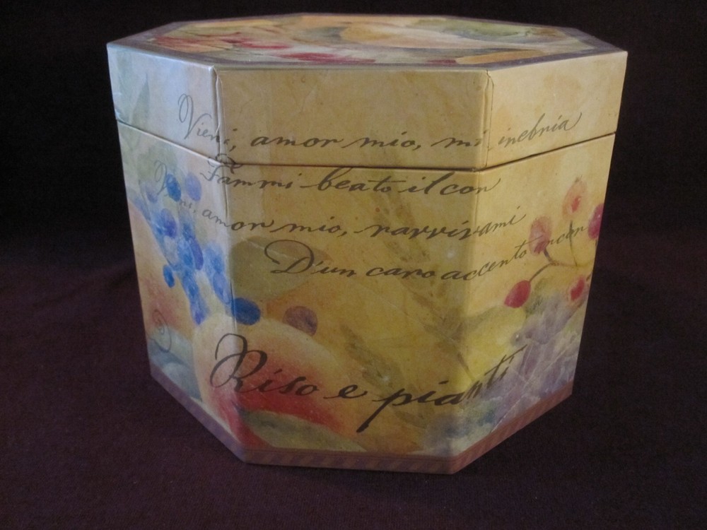 Set/3pc. Brenda Walton Octagon Nesting Boxes. Toscana