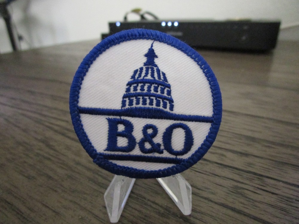 B & O Baltimore and Ohio Railroad Patch #624S