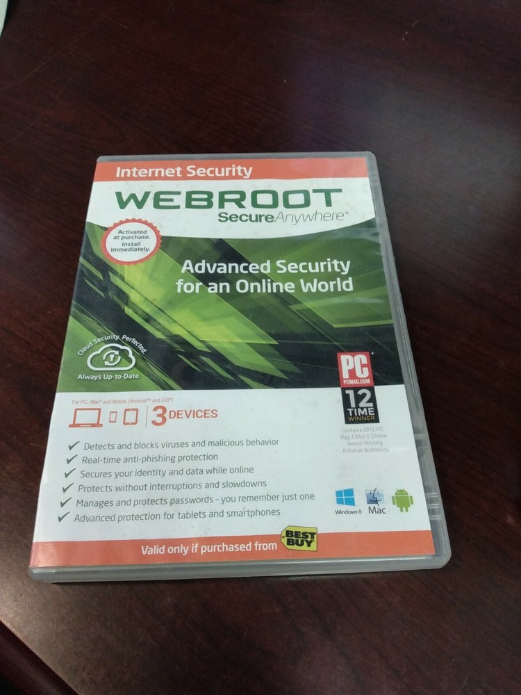 Webroot Secure Advanced security for an online world. (Cm)
