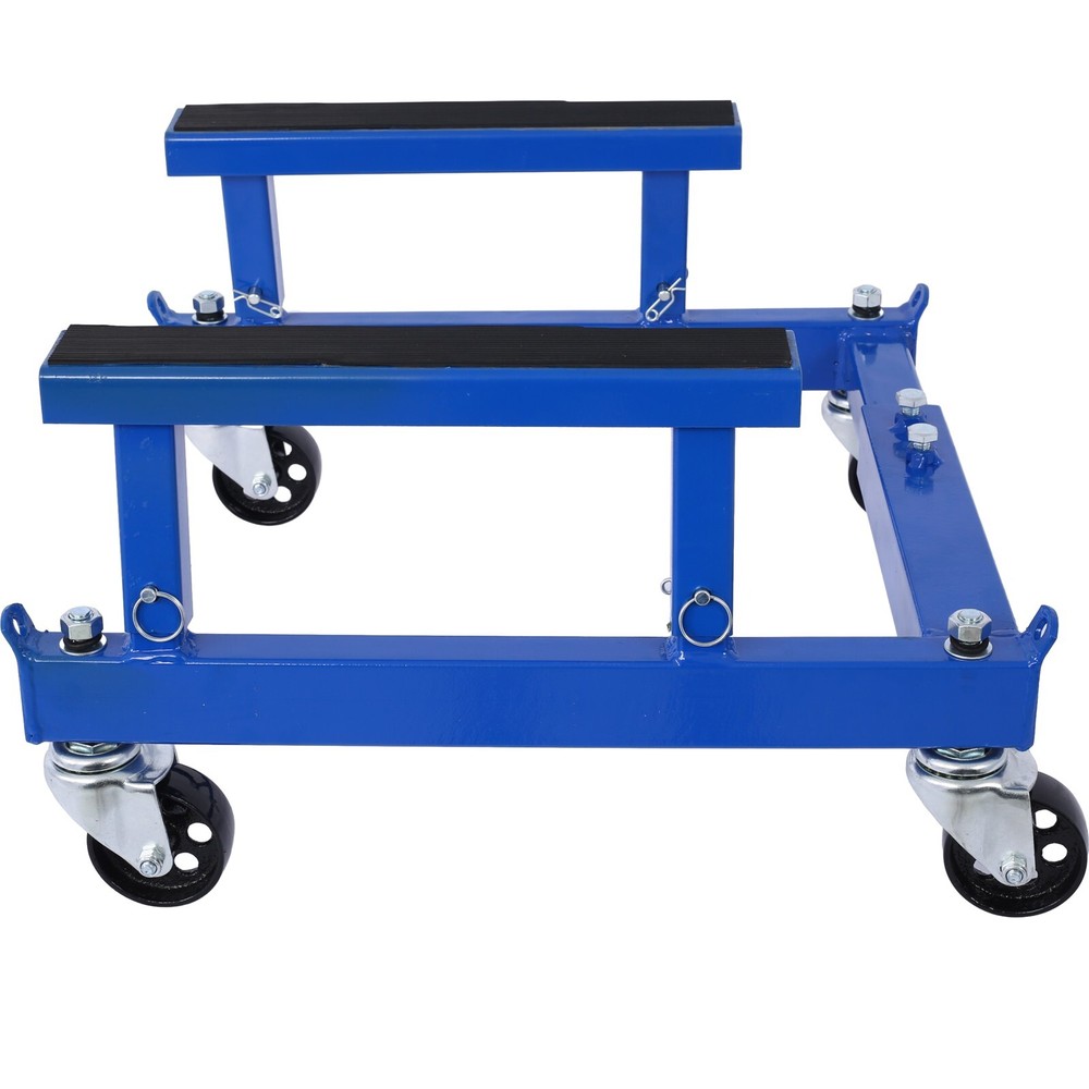 ATV Motorcycle Engine Cradle Dolly 1500lbs, Blue