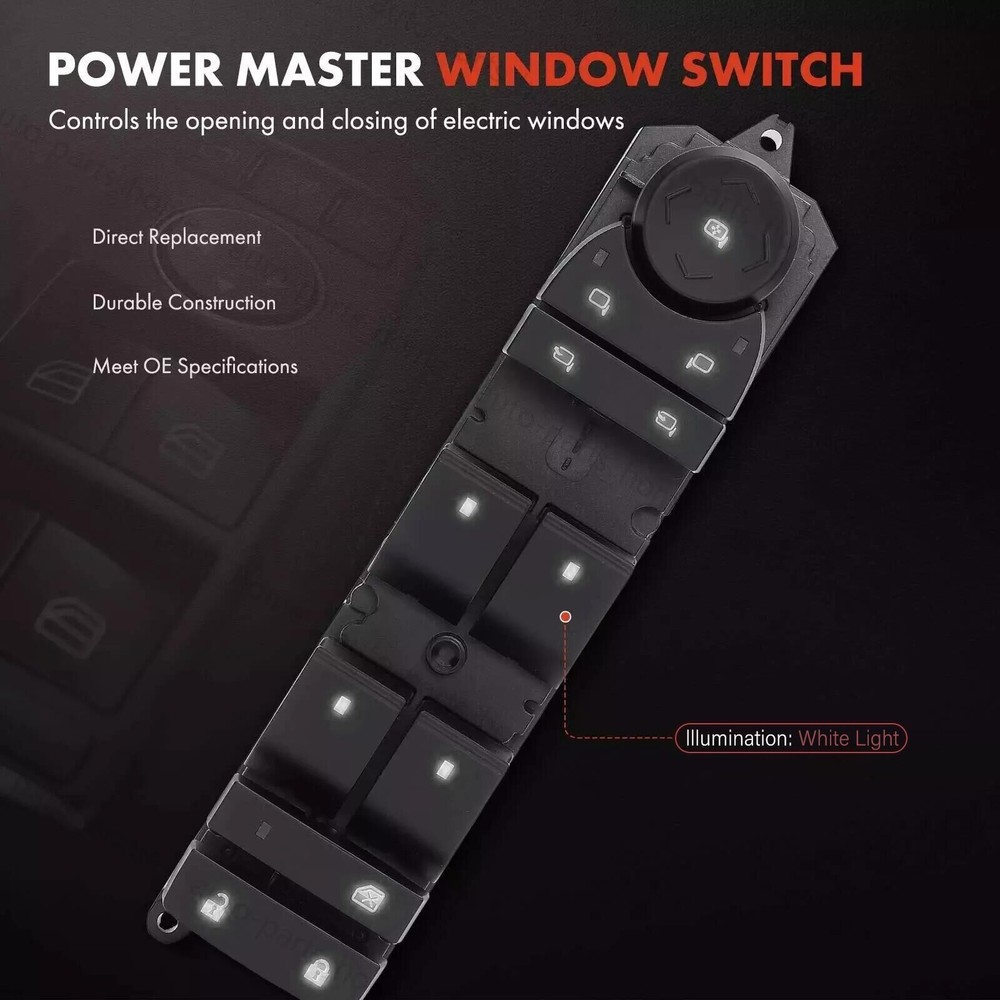 Front Driver Power Window Control Switch for Chevy Silverado GMC Sierra 2007-13