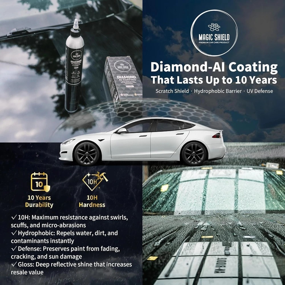 Graphene Car Coating | Self-Leveling Tech | 10Yr Protection
