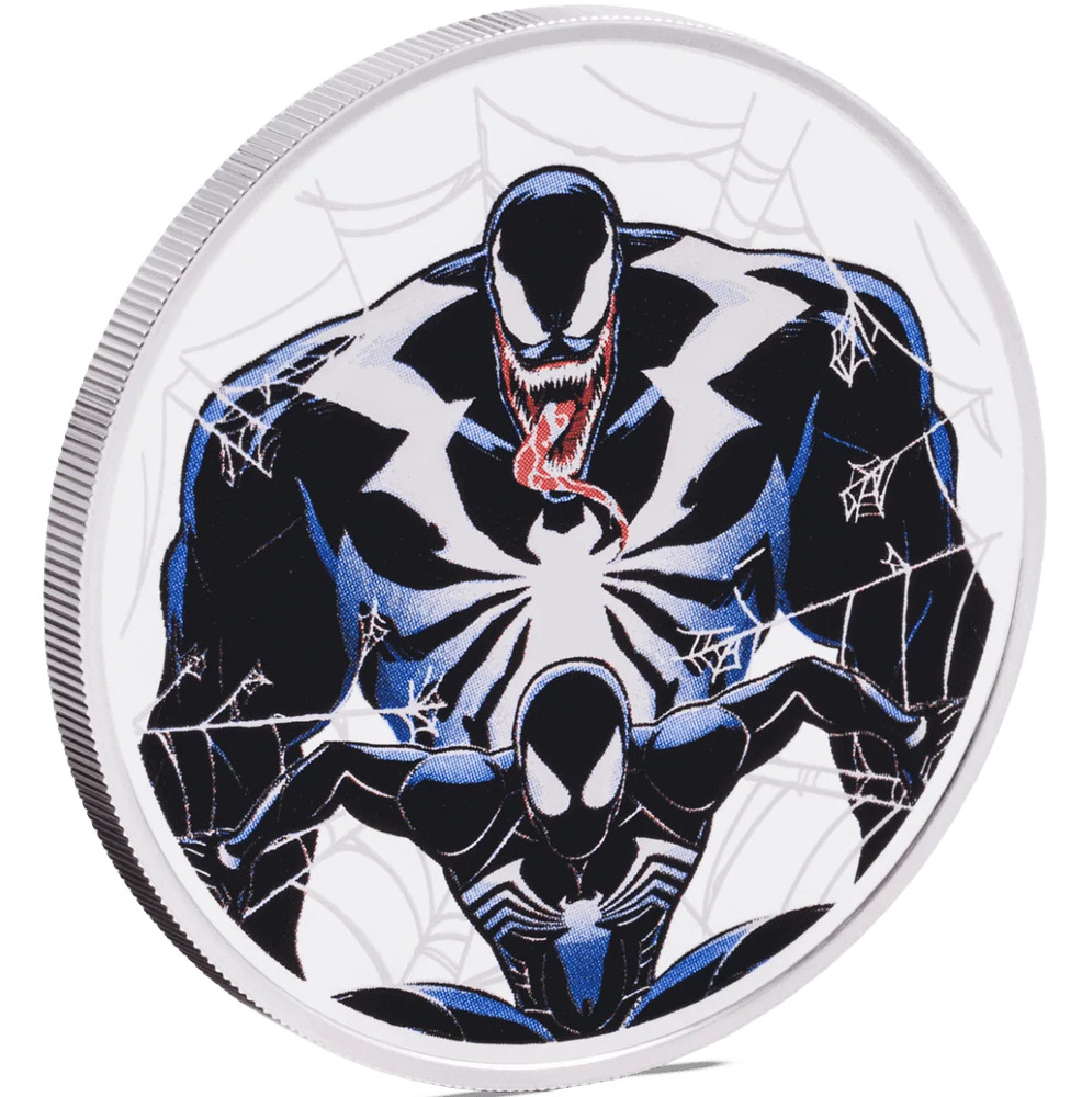 2024 Niue Marvel Comics Venom 1 oz Silver Colorized Proof Coin