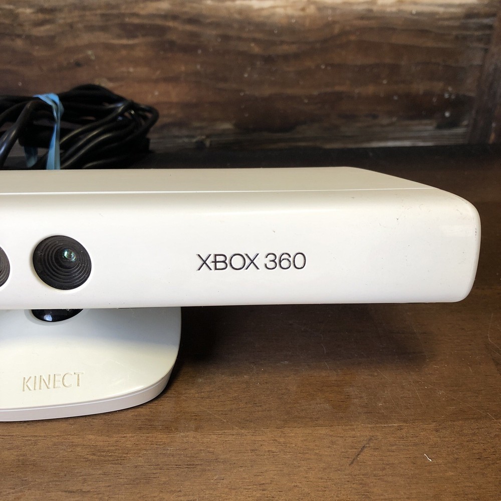 Microsoft Xbox 360 Kinect Sensor Bar White Video Game Console Accessory USB