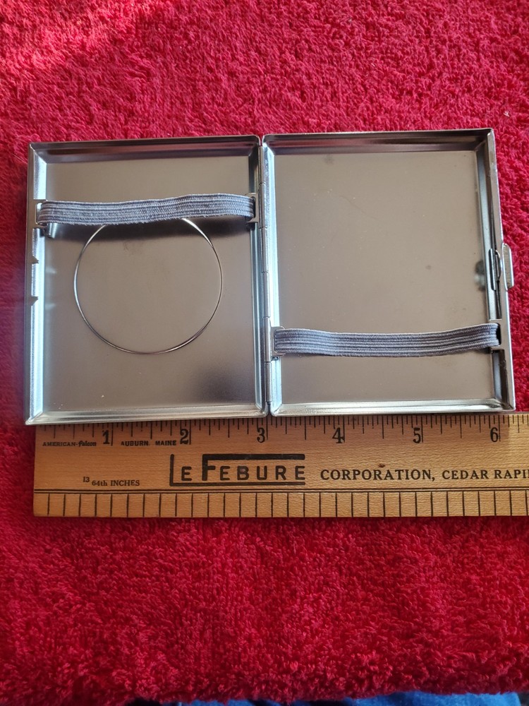 Vintage EAGLE Head & Truck Cigarette Case.