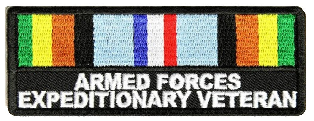 ARMED FORCES EXPEDITIONARY VETERAN RIBBON PATCH AFEM