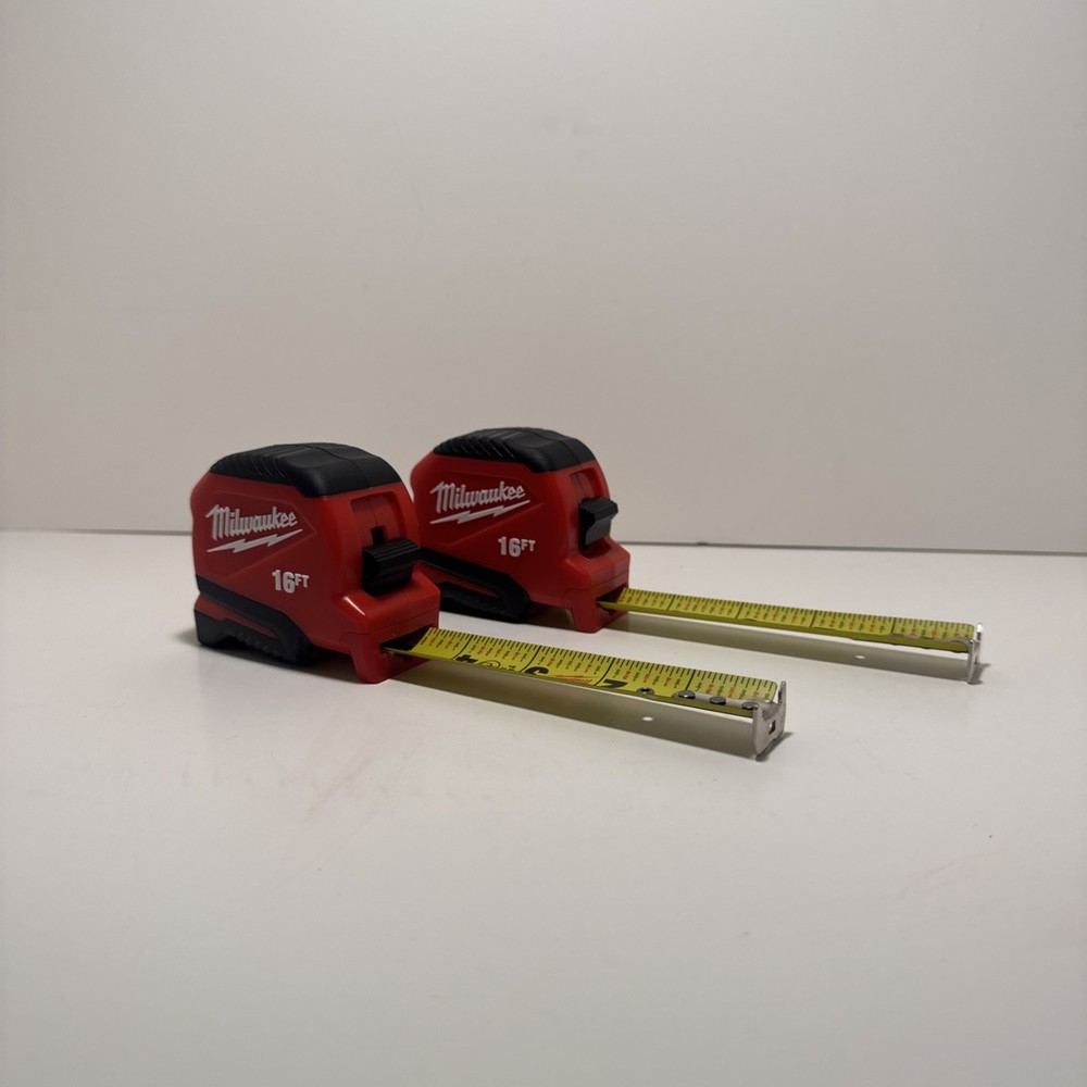 Milwaukee 16ft Compact Tape Measure 2-Pack