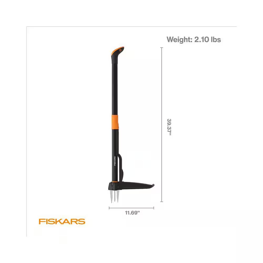 34" Stand Up Weed Puller 4 Claw Long Handle Heavy Duty Dandelion Weeder Easy Eje