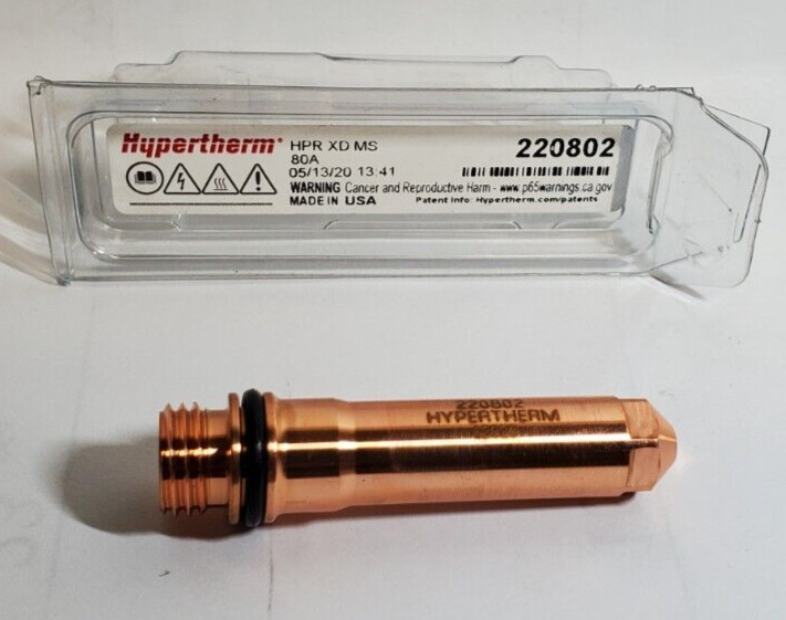 HYPERTHERM 220802 BEVEL ELECTRODE 80A FOR HPR 400XD TORCH