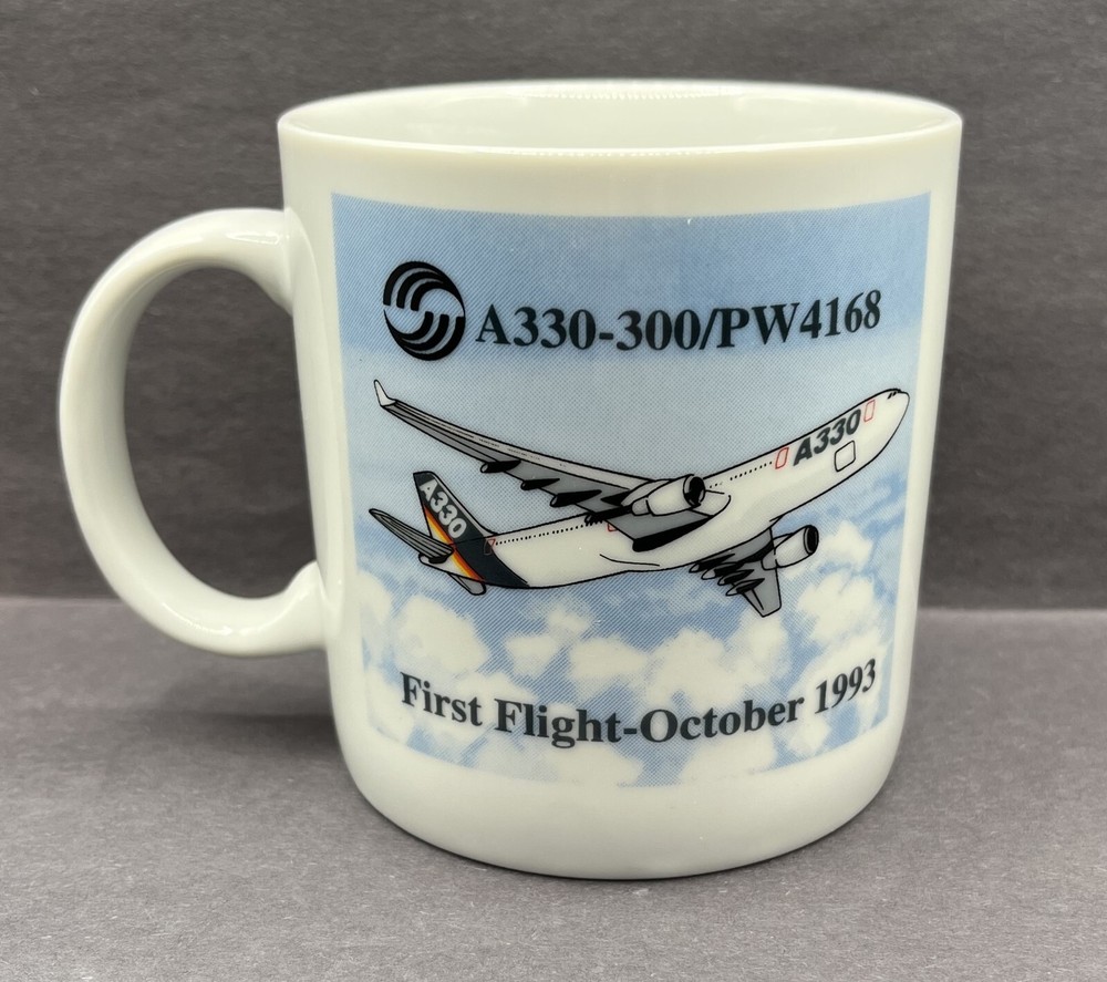 1993 Pratt & Whitney PW4168 Engine Certification A330-300 1st Flight Coffee Mug