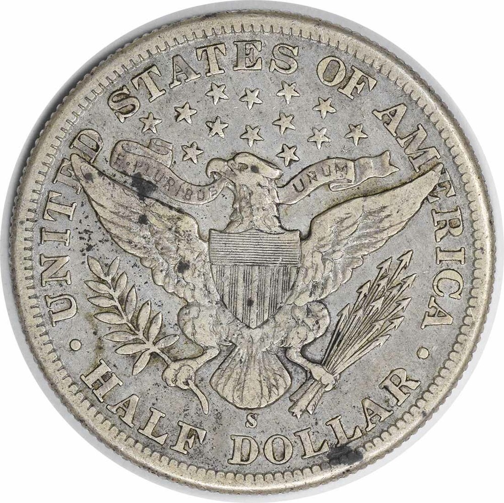 1898-S Barber Silver Half Dollar EF Uncertified #1042