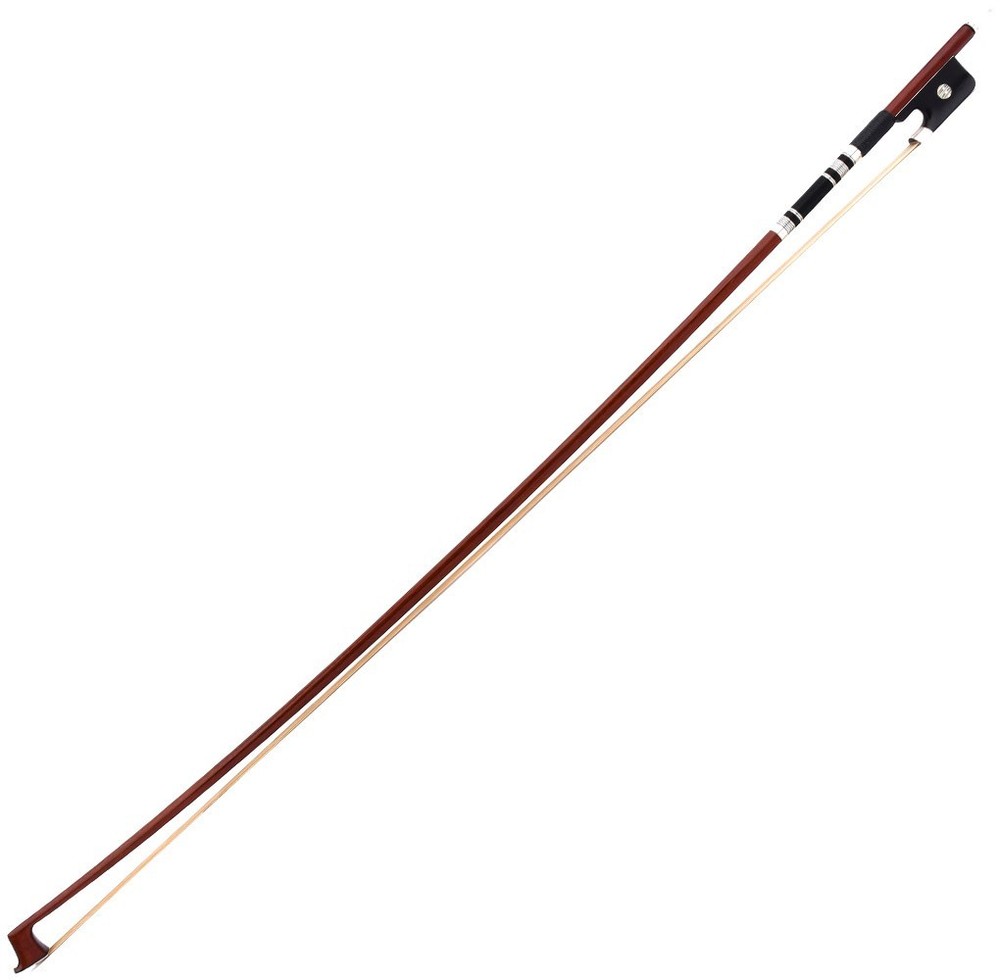 D. Peccatte Copy Master Pernambuco Viola Bow Ebony Big Eye Frog Silver Part Fast