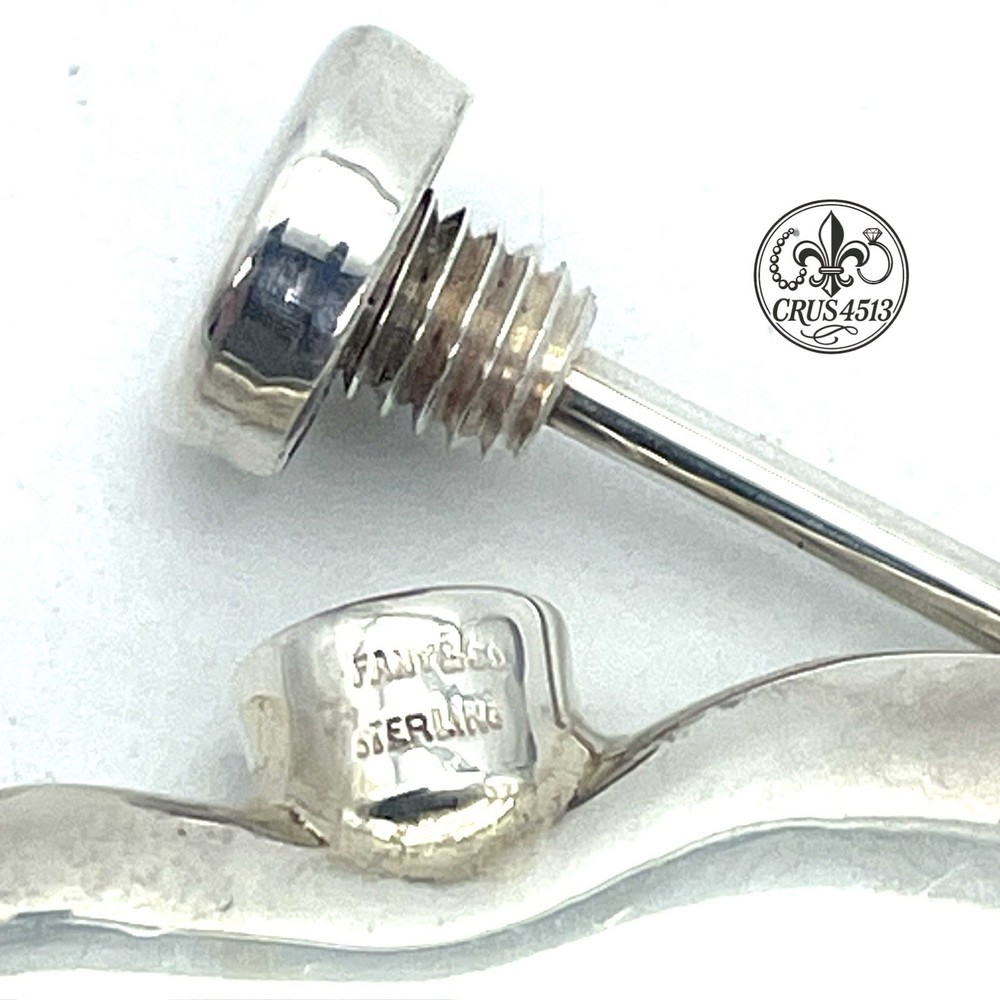 Tiffany & Co Sterling Silver Perfume Bottle Heart Shape