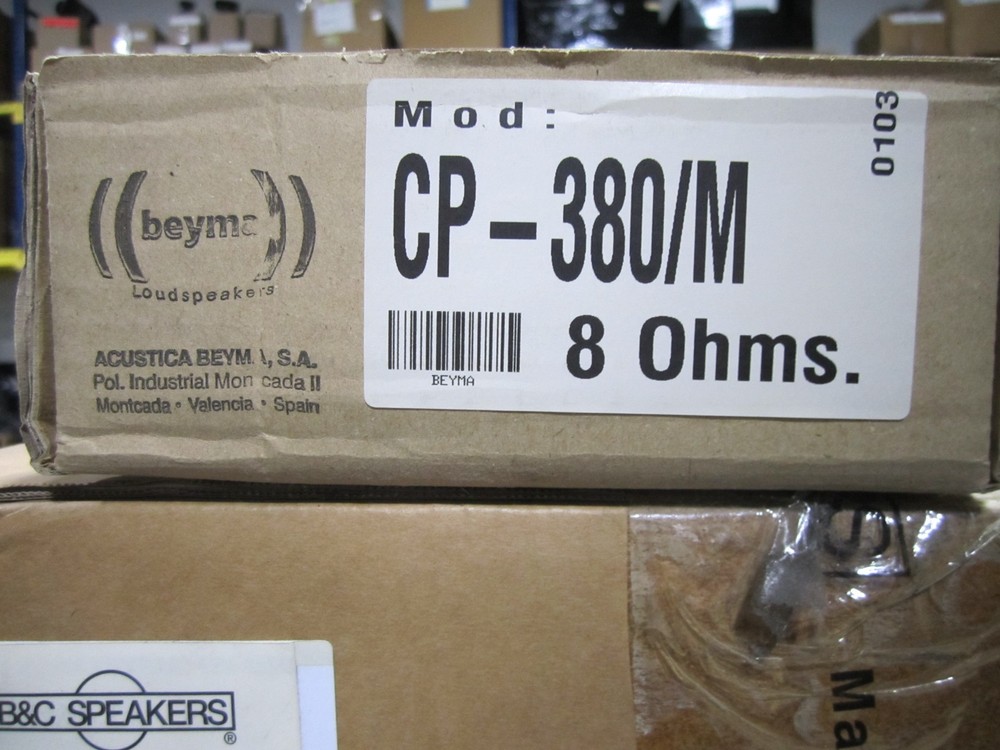 Beyma CP-380M 1" Compression Driver