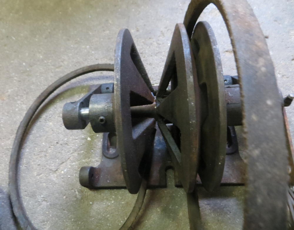 Vintage Variable Speed Drive 7" Pulley System Complete Assembly