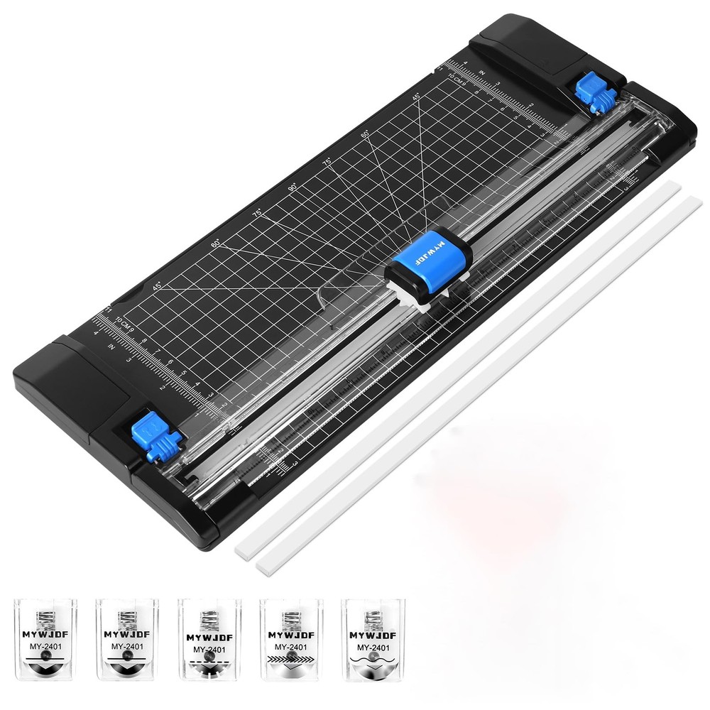 Paper Cutter Personal Rotary Trimmer for cardstock withAutomatic Security