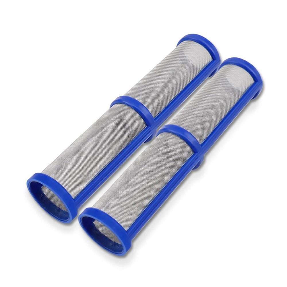 Easily Replaceable Blue Stainless Steel Filters in a Convenient Five Pack