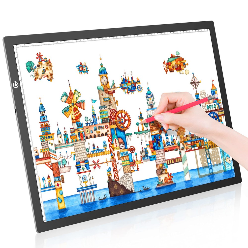 LitEnergy A2 LED Copy Board Light Tracing Box, Ultra-Thin Adjustable Artcraft...