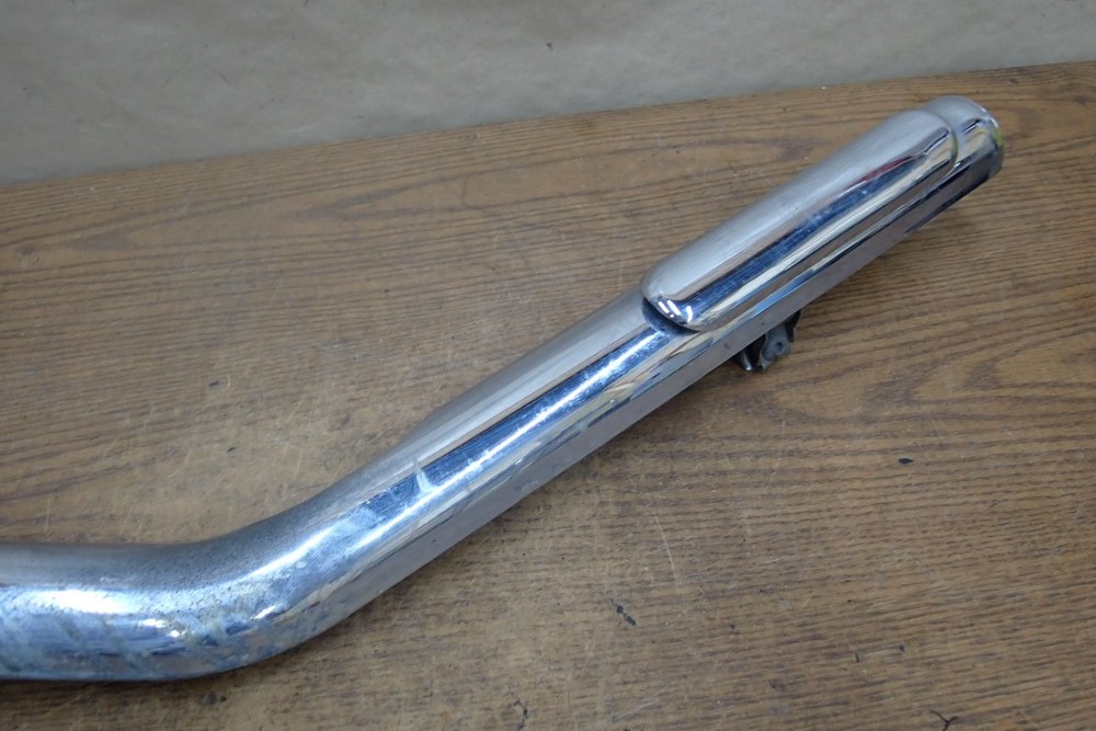 HARLEY DAVIDSON CHROME EXHAUST HEADER W/ HEAT SHIELD