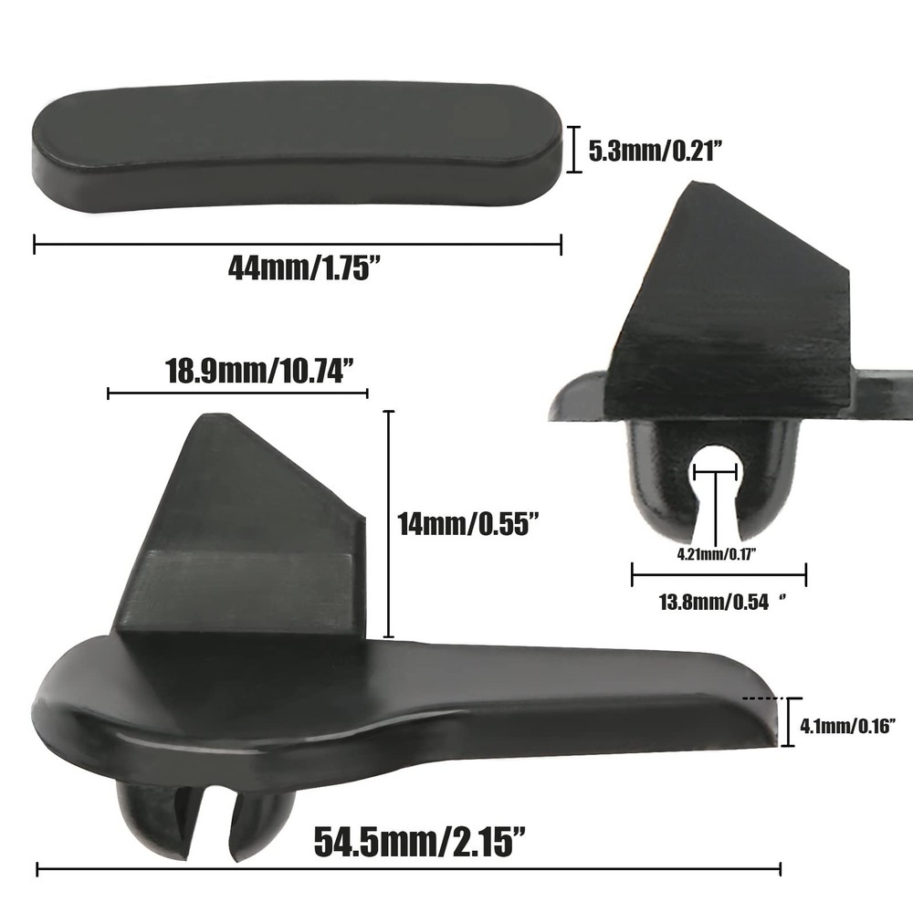 RebarTech Tire Changer Duckhead Inserts for Changing Replacement