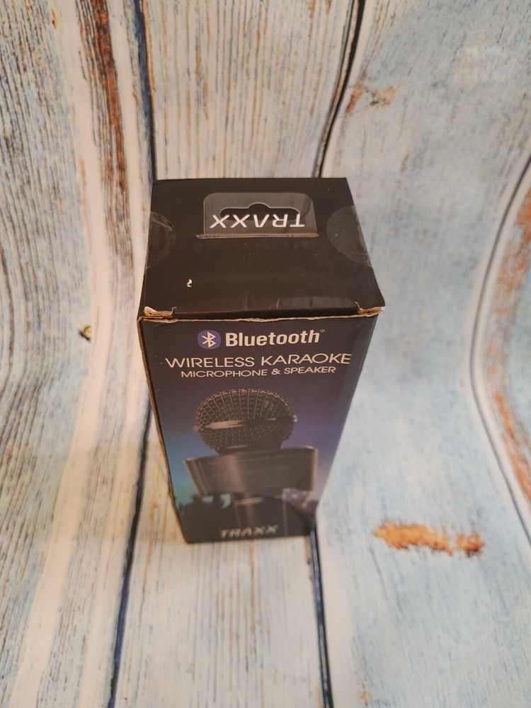 Traxx Bluetooth Wireless Karaoke Microphone & Speaker