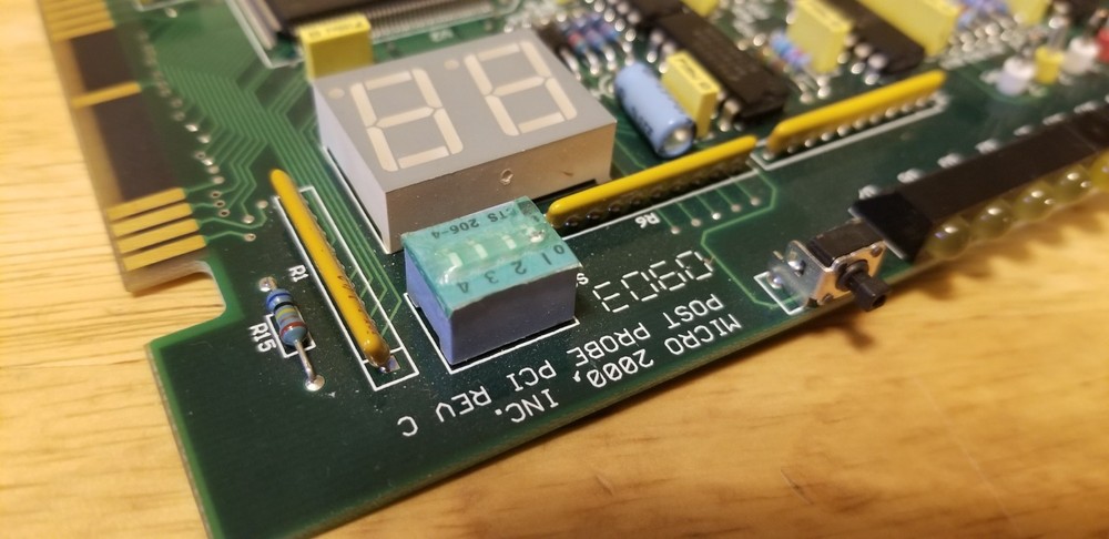 Micro 2000 PCI POST PROBE PCI REV C Hardware Diagnostic Card