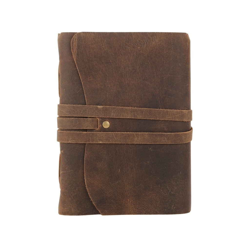 KomalC Handmade Leather Journal | Writing Notebook Diary | Bound Daily Notepa...